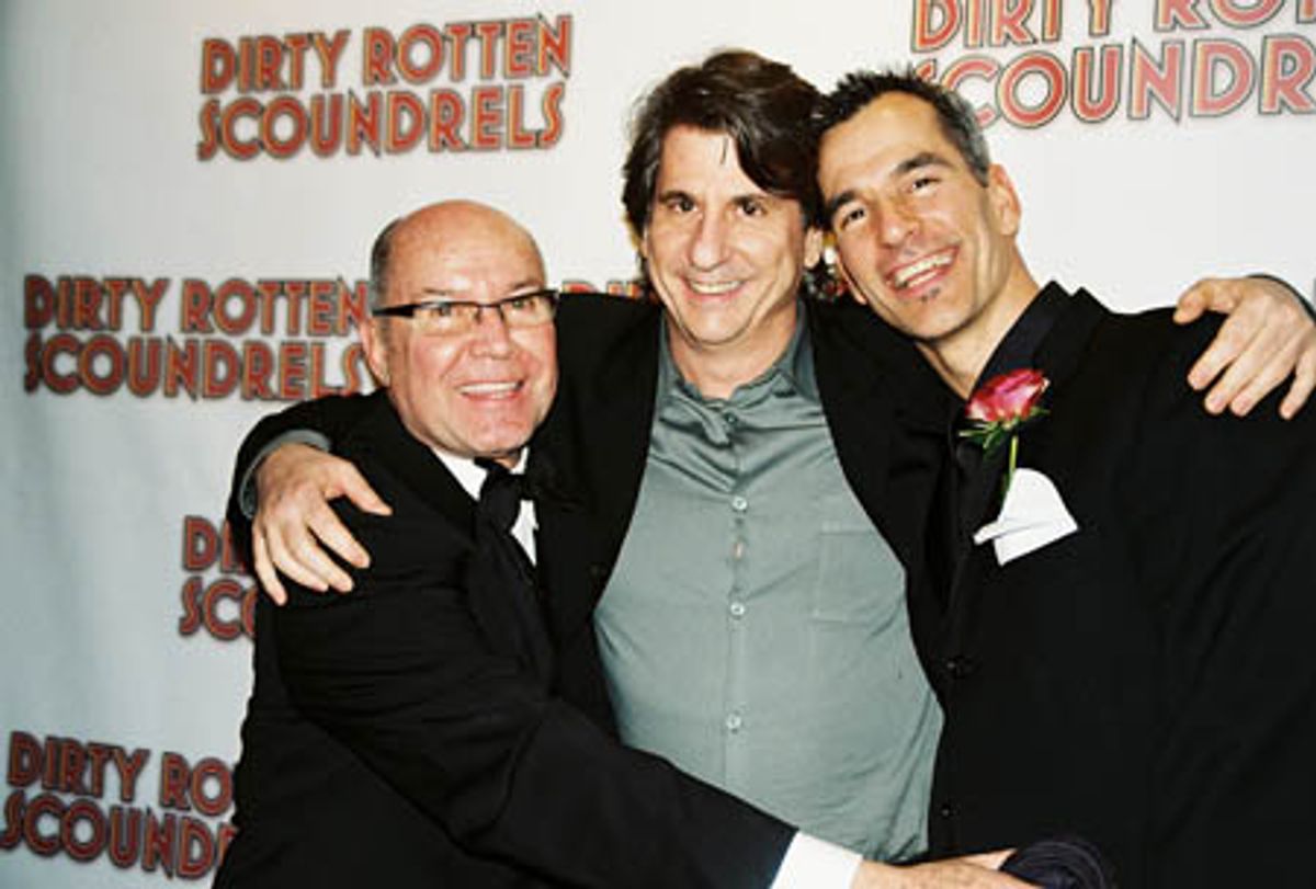 Jack O'Brien (Director), David Rockwell (Set Designer) and Jerry Mitchell (Choreographer) at 
