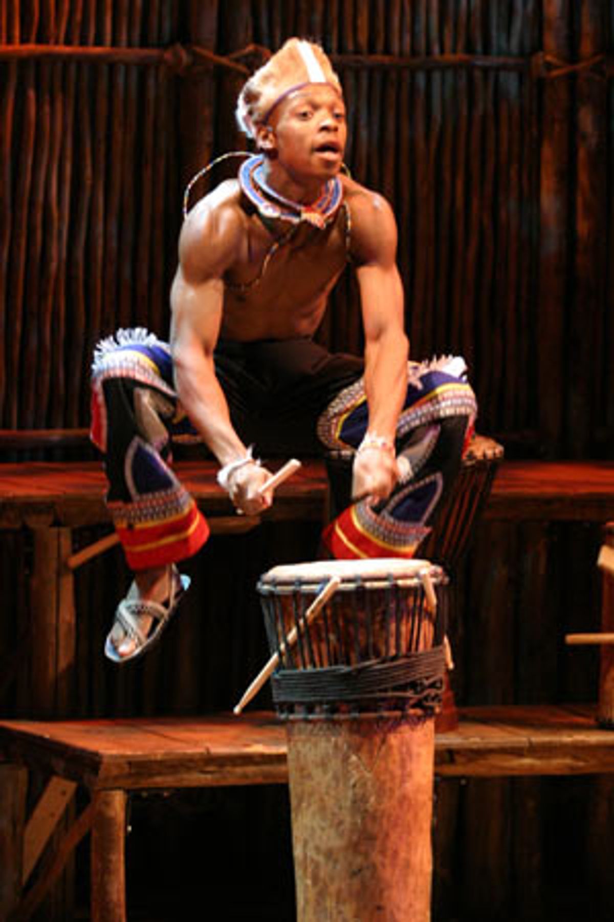 Themba Kubheka at Drumstruck Hits Dodger Stages