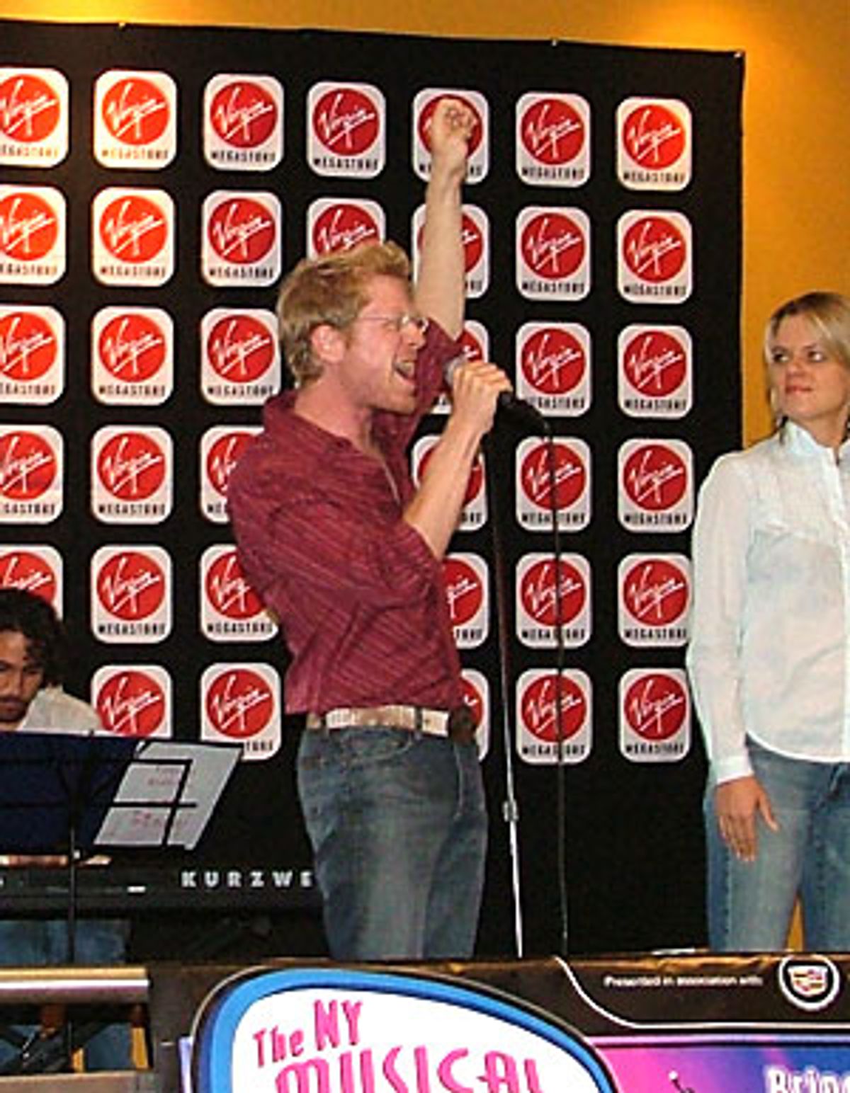 NYMF's 'Feeling Electric' Performs At Virgin Megastore
