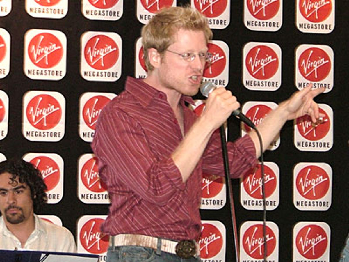Anthony at NYMF's 'Feeling Electric' Performs At Virgin Megastore