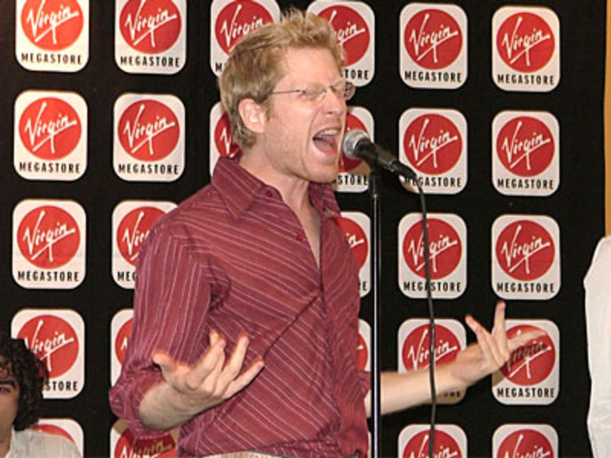 Anthony Rapp at NYMF's 'Feeling Electric' Performs At Virgin Megastore