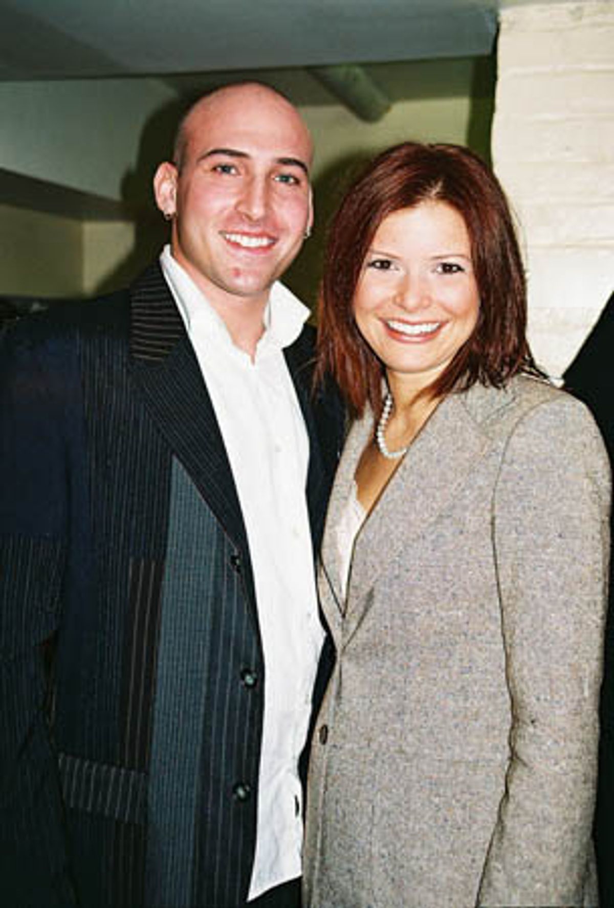 Evan Andrews and Chelsea Krombach at 