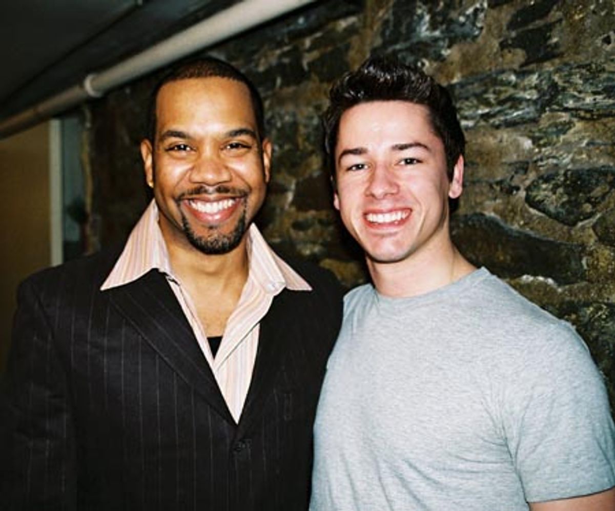 Darius de Haas (Marie Christine) and Adam Fleming (Hairspray, BARE)  at 