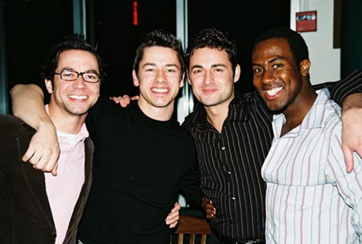 Scott Allgauer, Adam Fleming, Max von Essen and Rashad Naylor at 