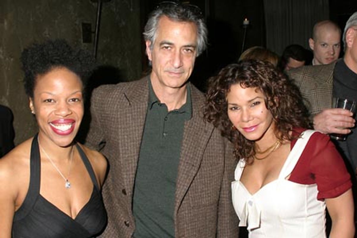 Nilaja Sun, David Strathairn, and Daphne Rubin Vega at 