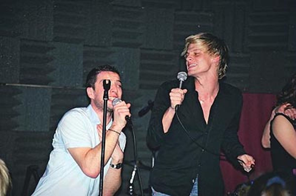 Euan and Jeffrey Carlson at 