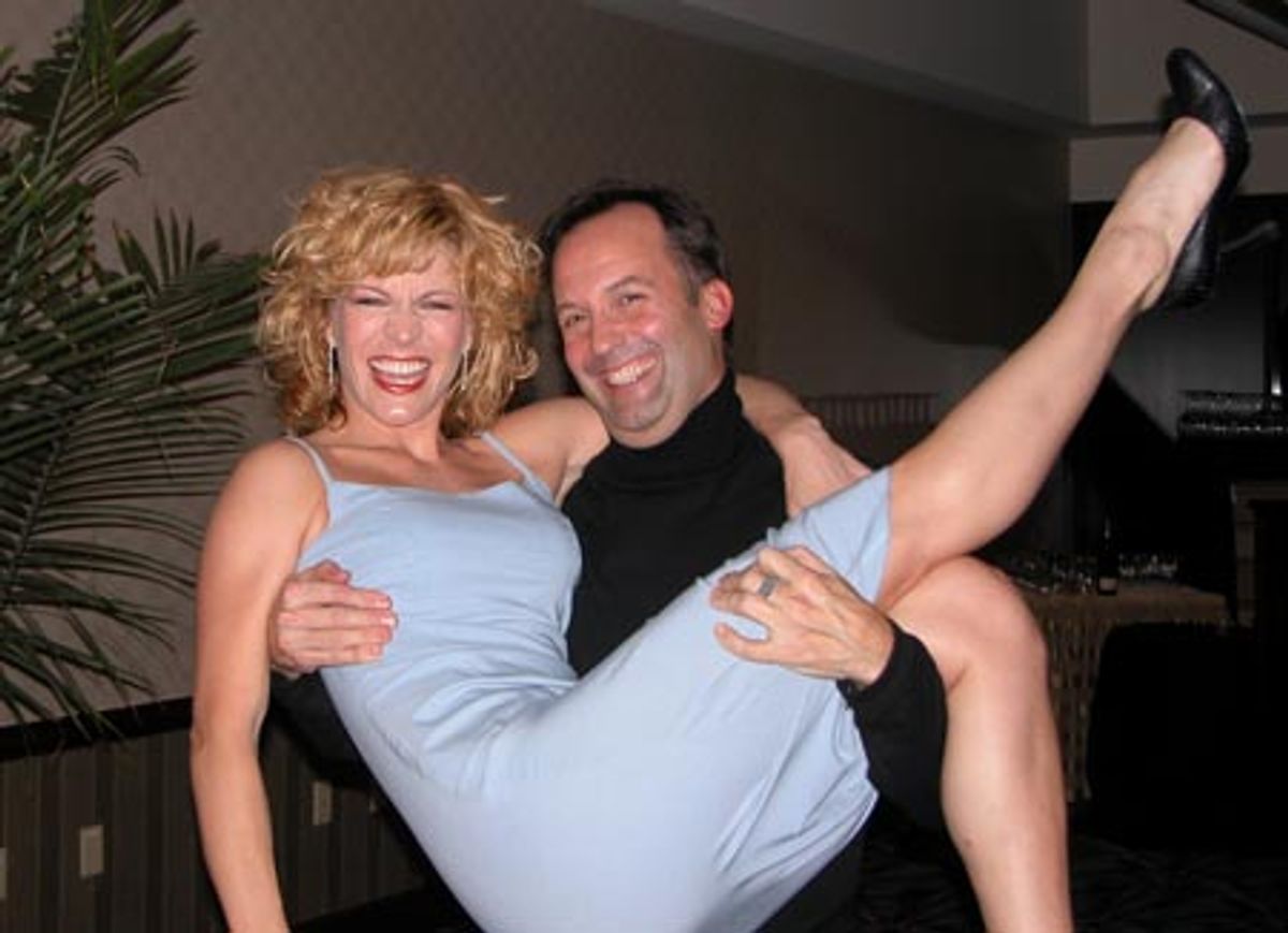 ...and with BC/EFA's Frank Conway who gives her a lift  at 