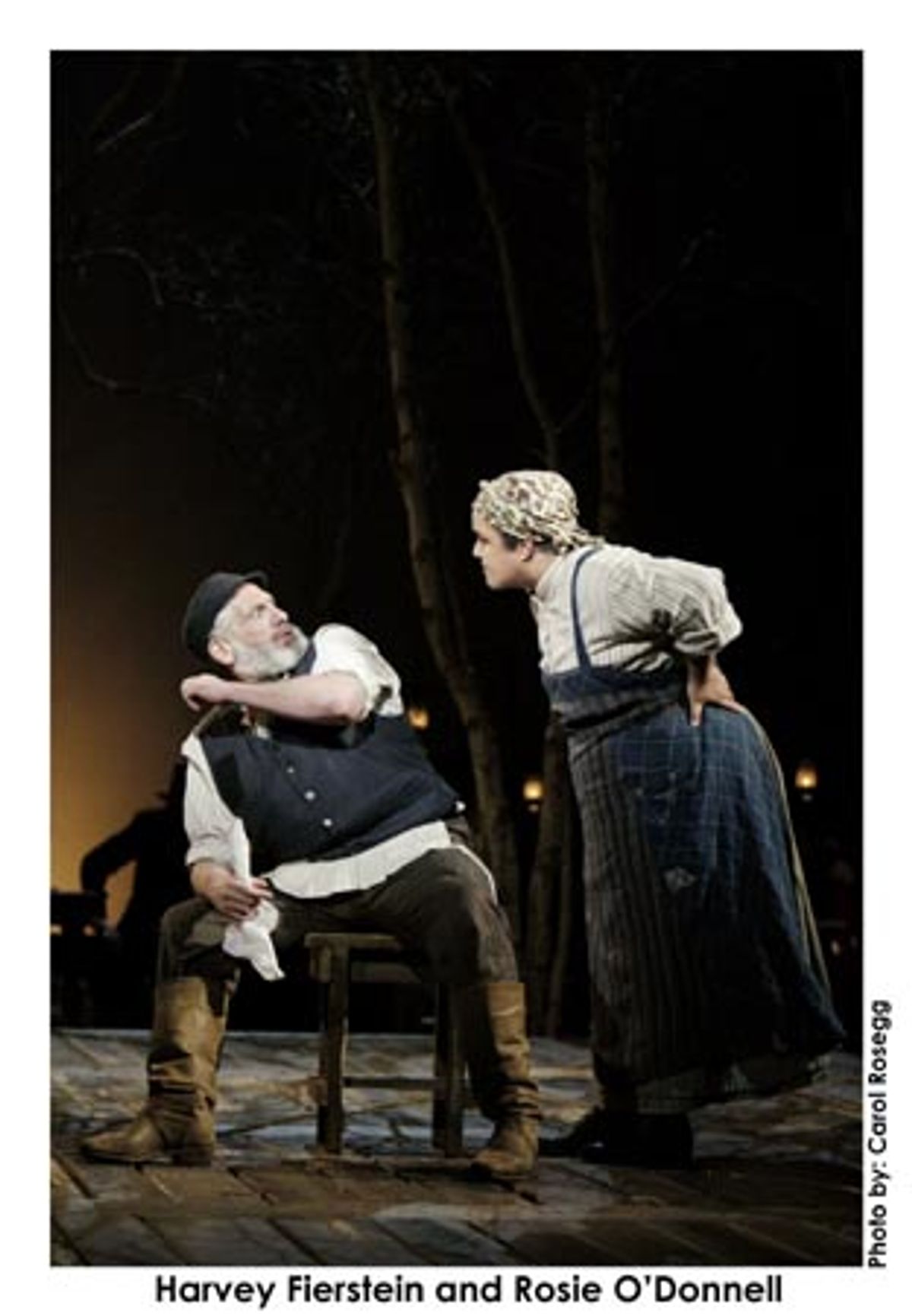 Harvey Fierstein and Rosie O'Donnell at 