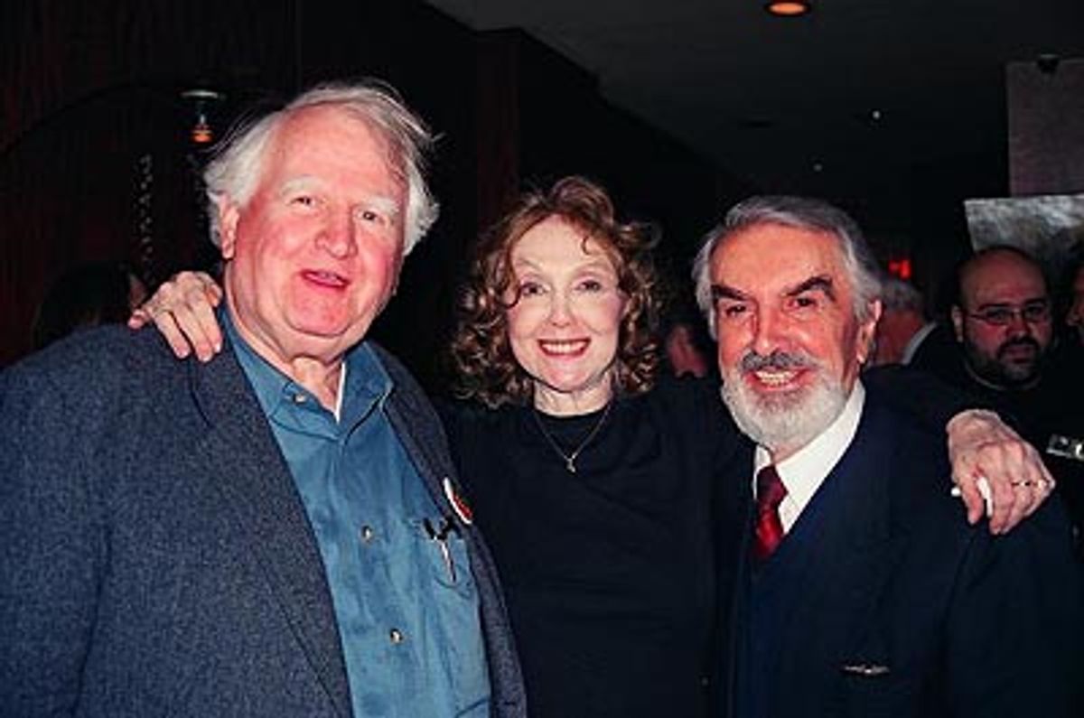 Malachy McCourt, Charlotte Moore and Milo O'Shea  at 