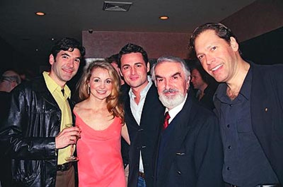 
Jonathan Hadley (Sheriff, Mr. Shears), Kimberly Dawn Neumann, Max Von Essen, Milo O'Shea and David Staller (Narrator, Mr. Robust)  at 