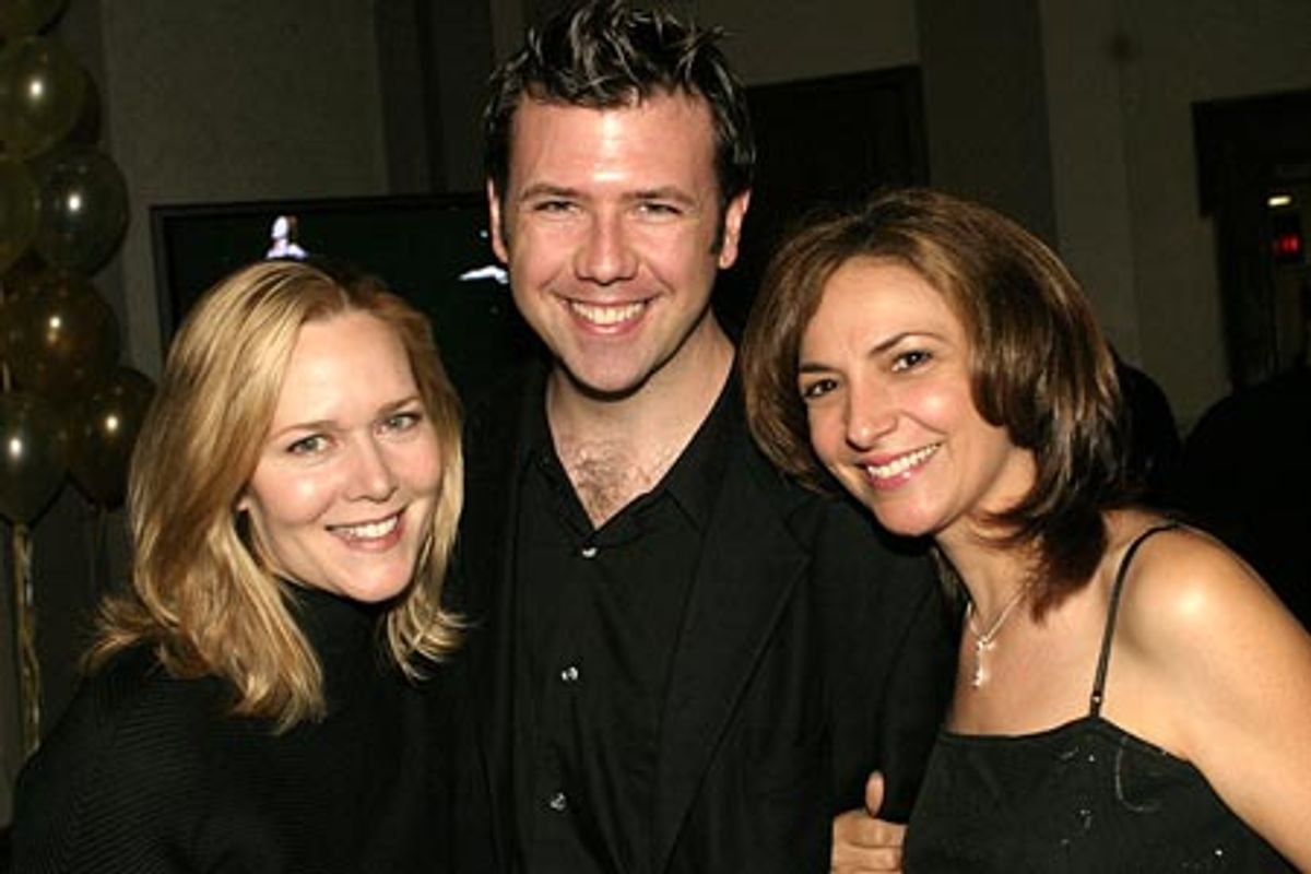 Rebecca Luker, Rob Gallagher, Marie Danvers (all past Encores performers) at Encores! Says 'Farewell' to Music Director Rob Fisher