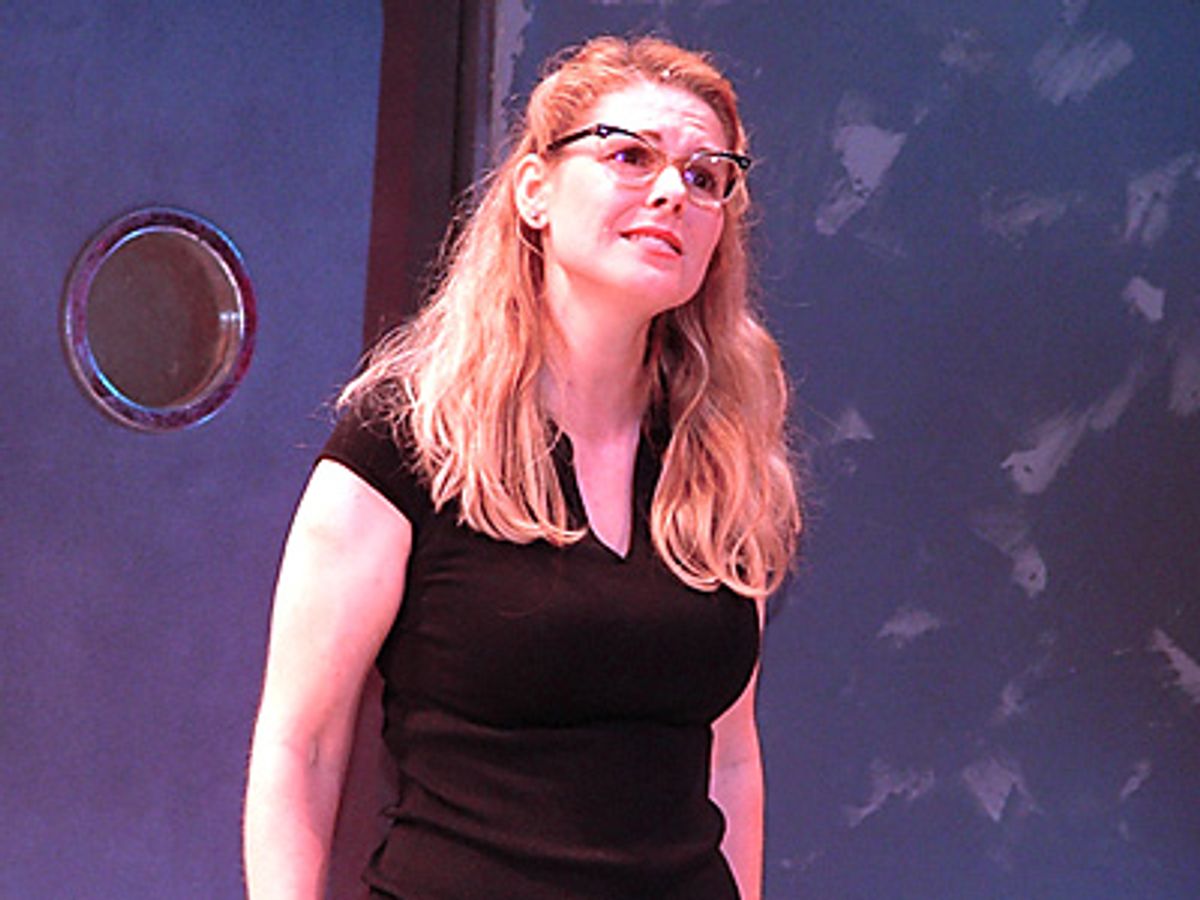 The final restaurant - a 50s diner with Heather wondering where
true love is... at 