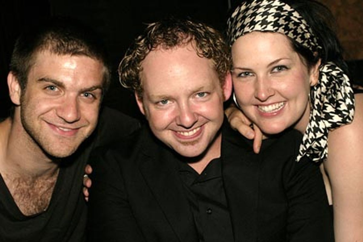 Harris Doran, Jamie McGonnigal, and Natalie Joy Johnson at 