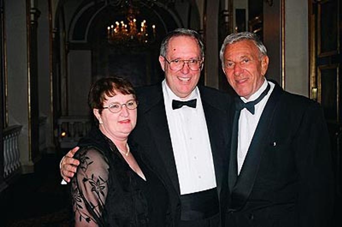 Mr. & Mrs David A. Caputo (President, Pace University) and Jack Klugman  at 