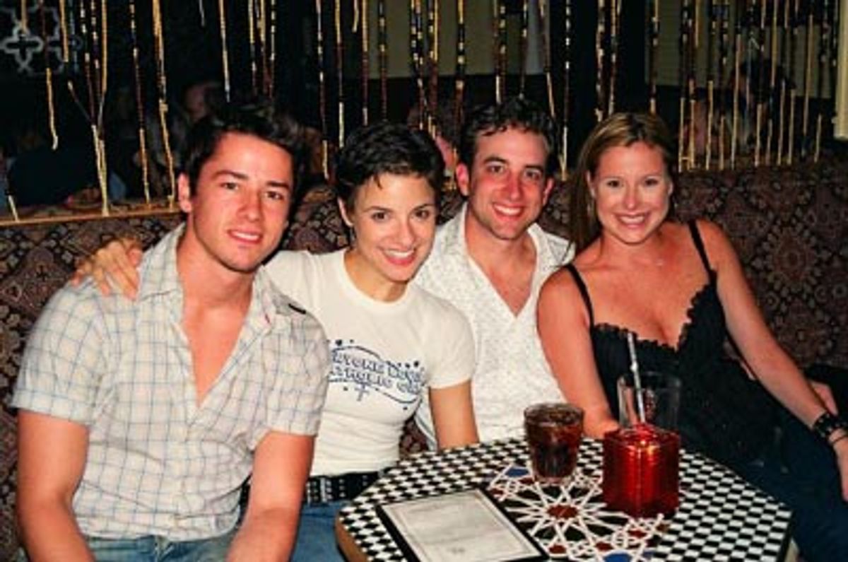 Former Hairhopper Adam Fleming is joined by current Hairspray cast members Jenn Gambatese, Peter Matthew Smith and Michelle Kittrell at 