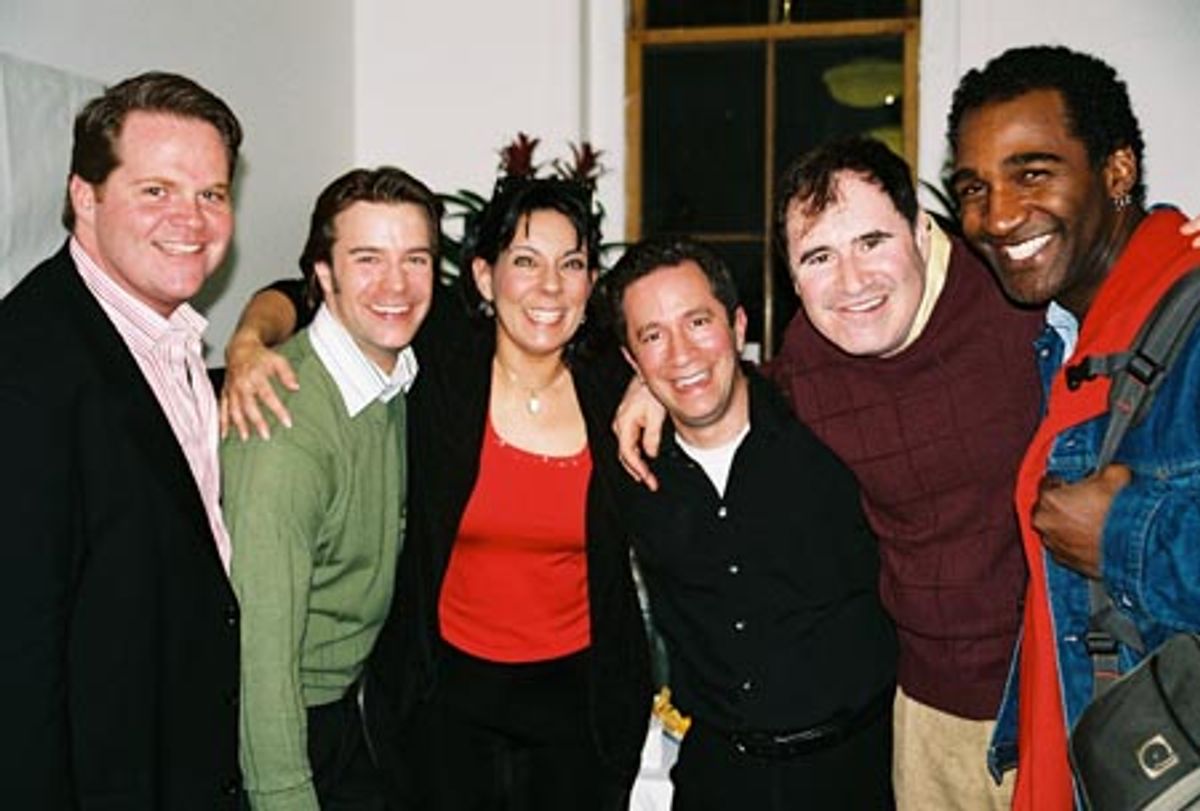 John Treacy Egan, Danny Gurwin, Christine Pedi, Michael Lavine, Richard Kind and Norm Lewis at 