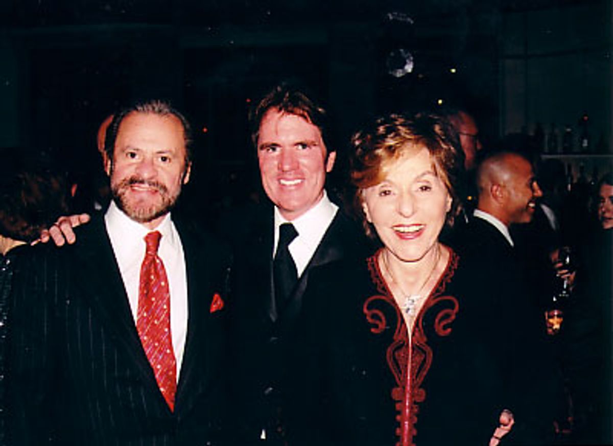 
Broadway 'royalty', and producers, Barry & Fran Wiessler
congratulate Rob Marshall at 