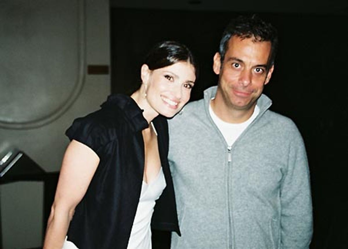 Idina Menzel and Joe Mantello  at 