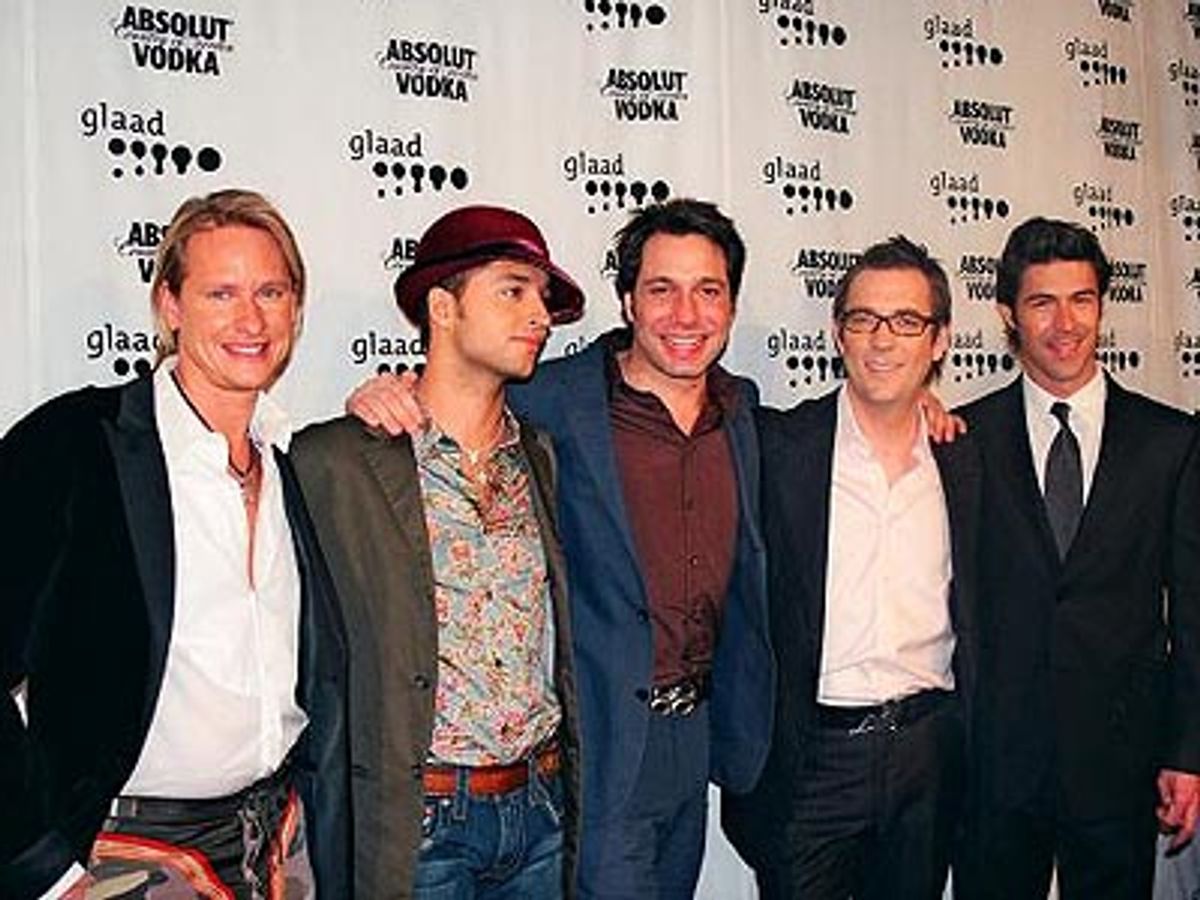 Bravo's 'Queer Eye for the Straight Guy', Carson Kressley, Jai Rodriquez, Thom Filicia, Kyan Douglas & Ted Allen (Received the 'Outstanding Reality Program Award') at 