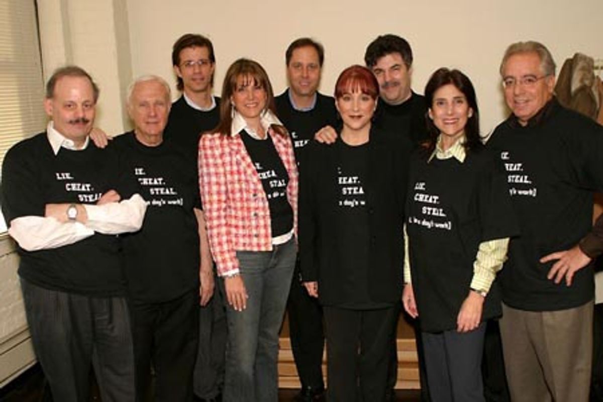 The Producers (L to R): Jeffrey Richards, Jerry Frankel, Marc Falato, Stephanie McClelland, Steve Traxler, Cindy & Jay Gutterman,
Jane BergÃ¨re, Barry Weisbord  at 