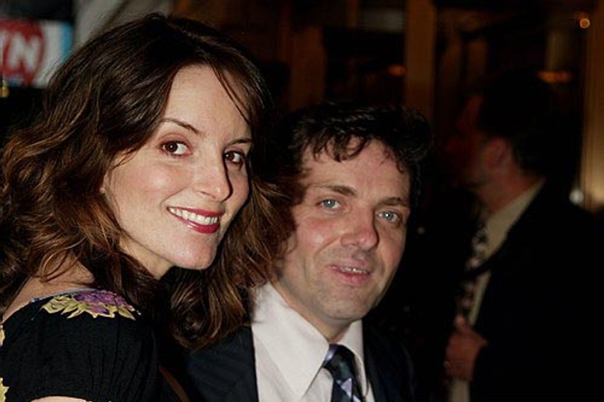 Tina Fey with her husband Jeff Richmond at 