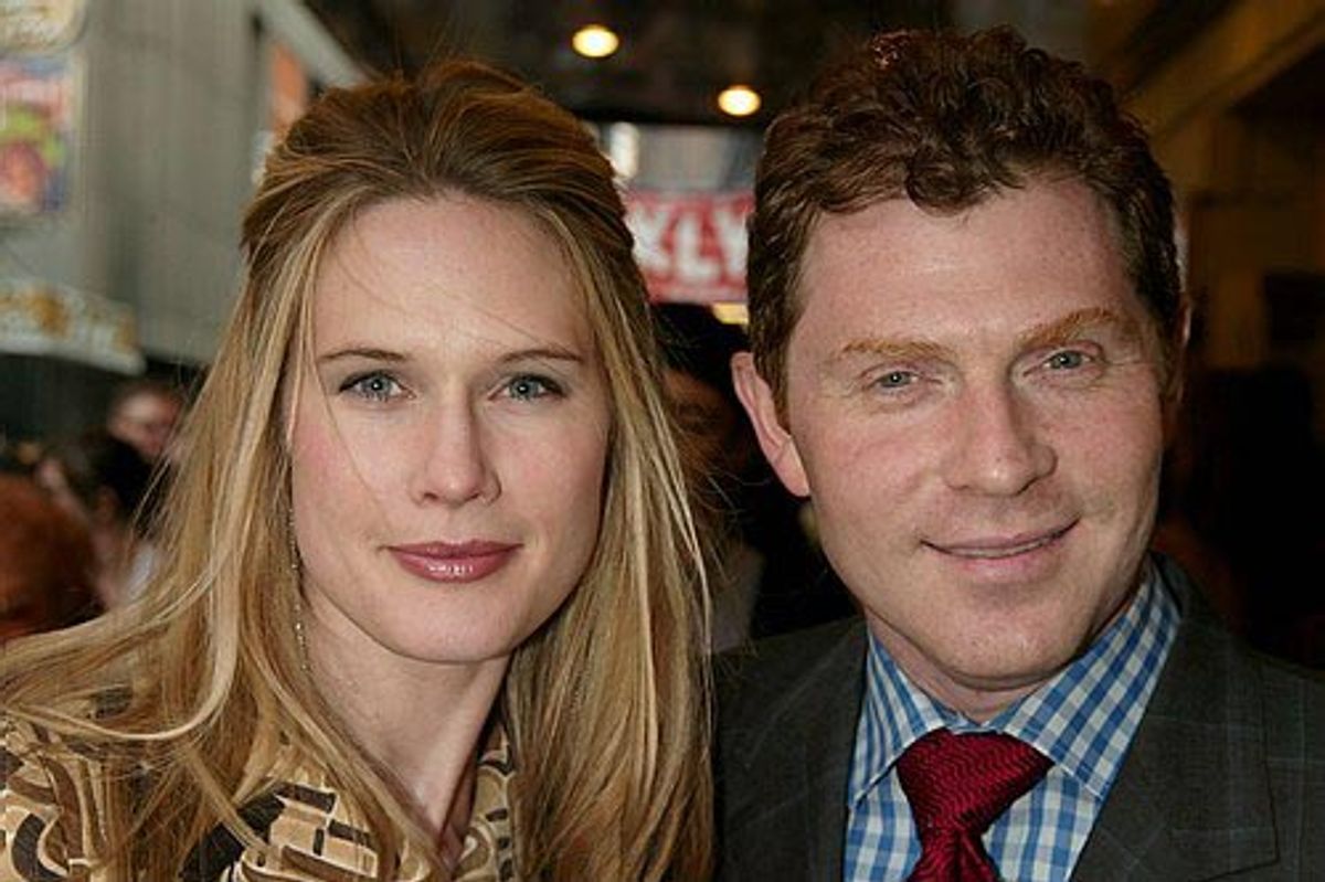 Bobby Flay with wife Stephanie March at 