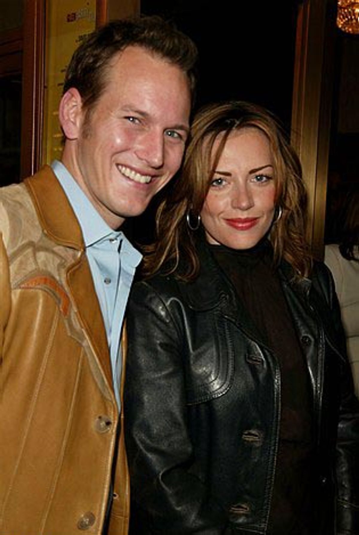 Patrick Wilson and fiancee Dagmara Dominczyk at 
