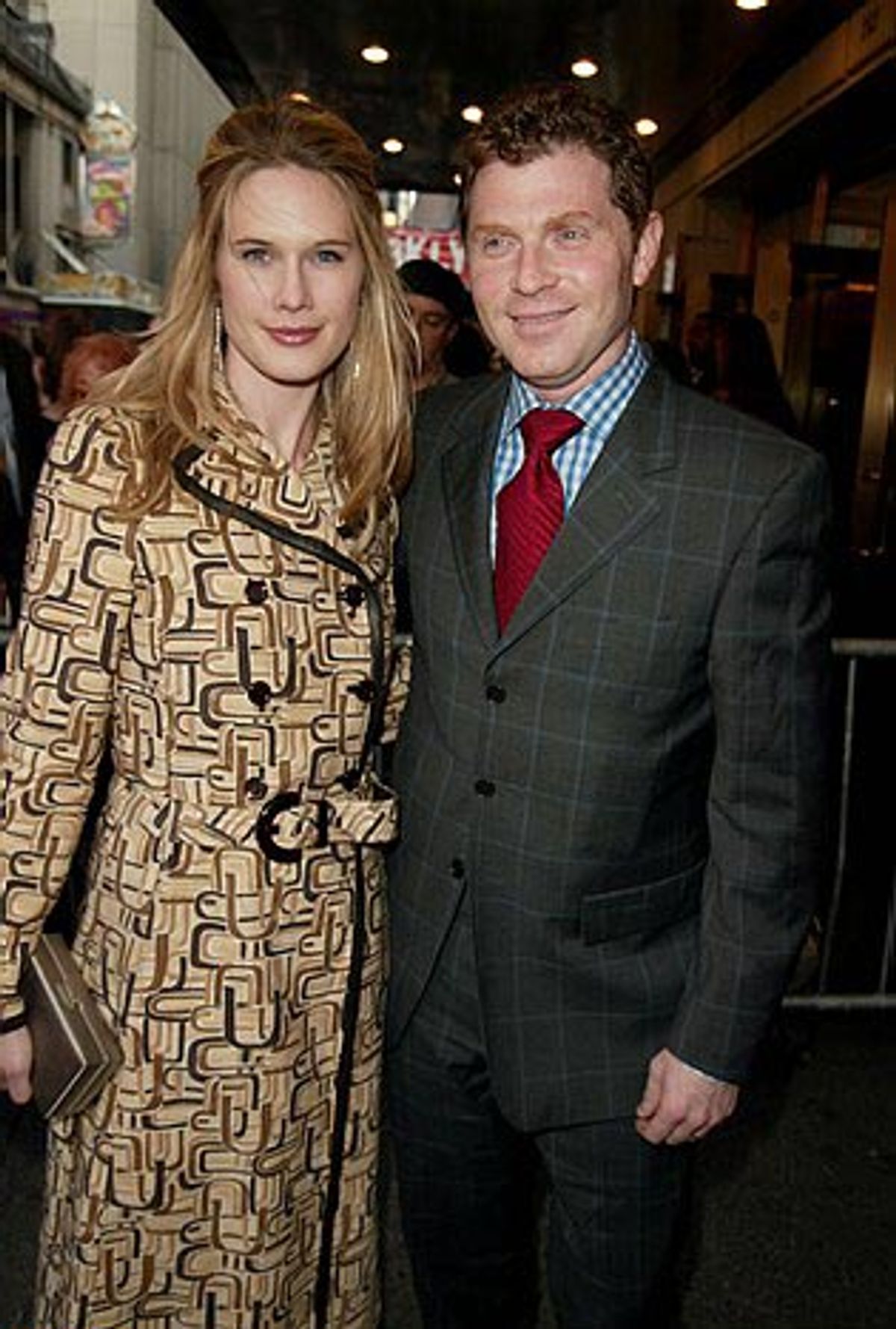 Bobby Flay with wife Stephanie March at 