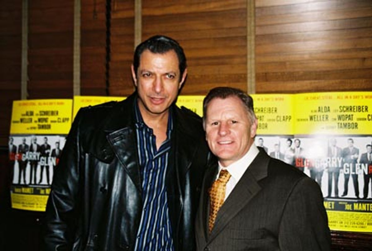 Jeff Goldblum (The Pillowman) and Gordon Clapp (Glengarry Glen Ross) at 