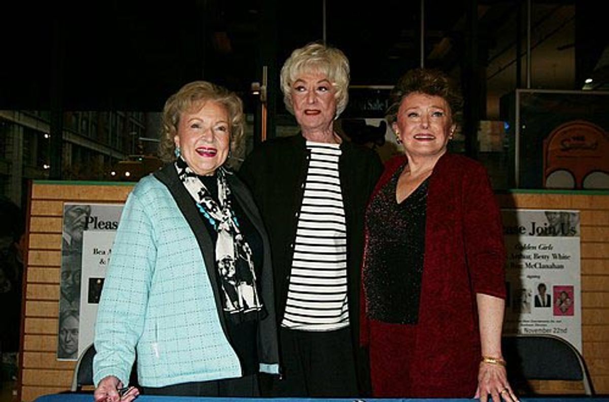Betty White, Bea Arthur, and Rue McClanahan at 