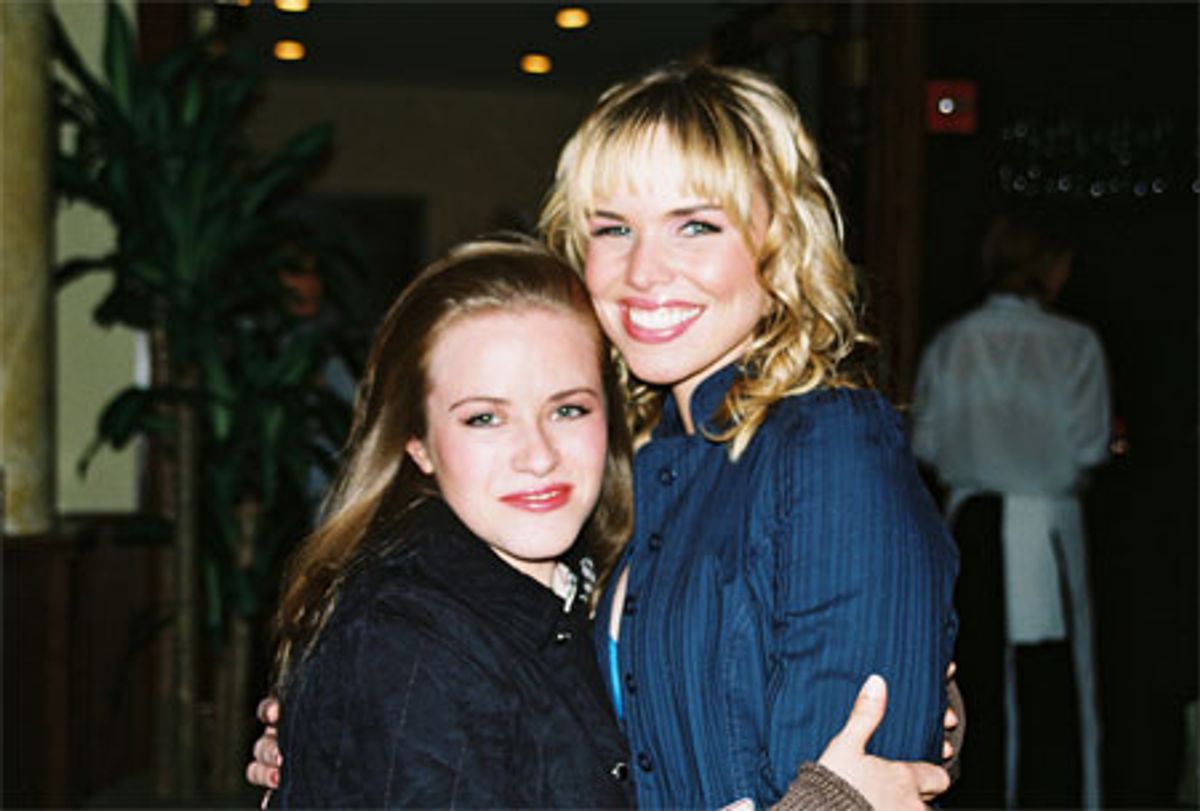 Emma Zaks (Paulette, u/s Anne) and Angela Gaylor (Anne) at 