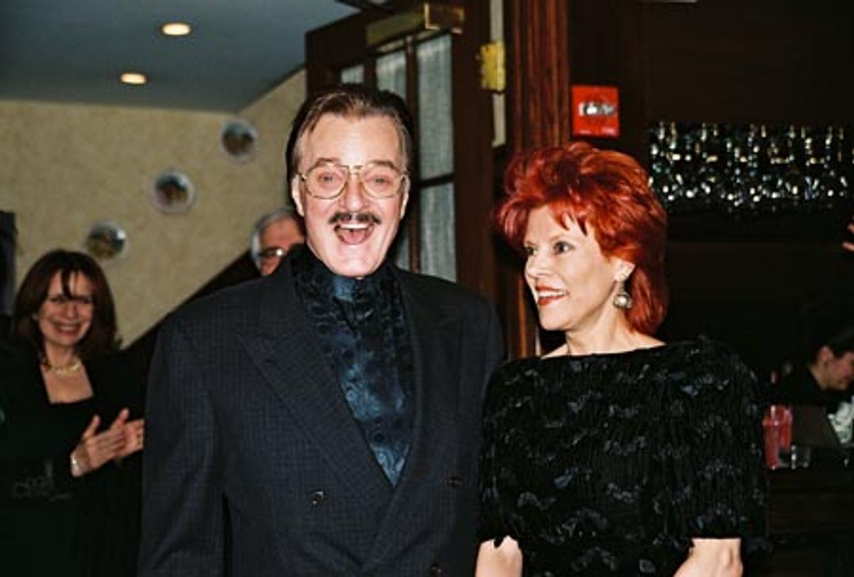 Robert Goulet arrives with wife Vera at 