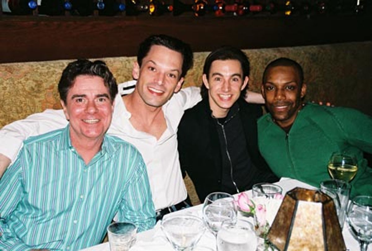 Gary Beach, Brad Musgrove, Andy Pellick (Angelique) and T. Oliver Reid at 