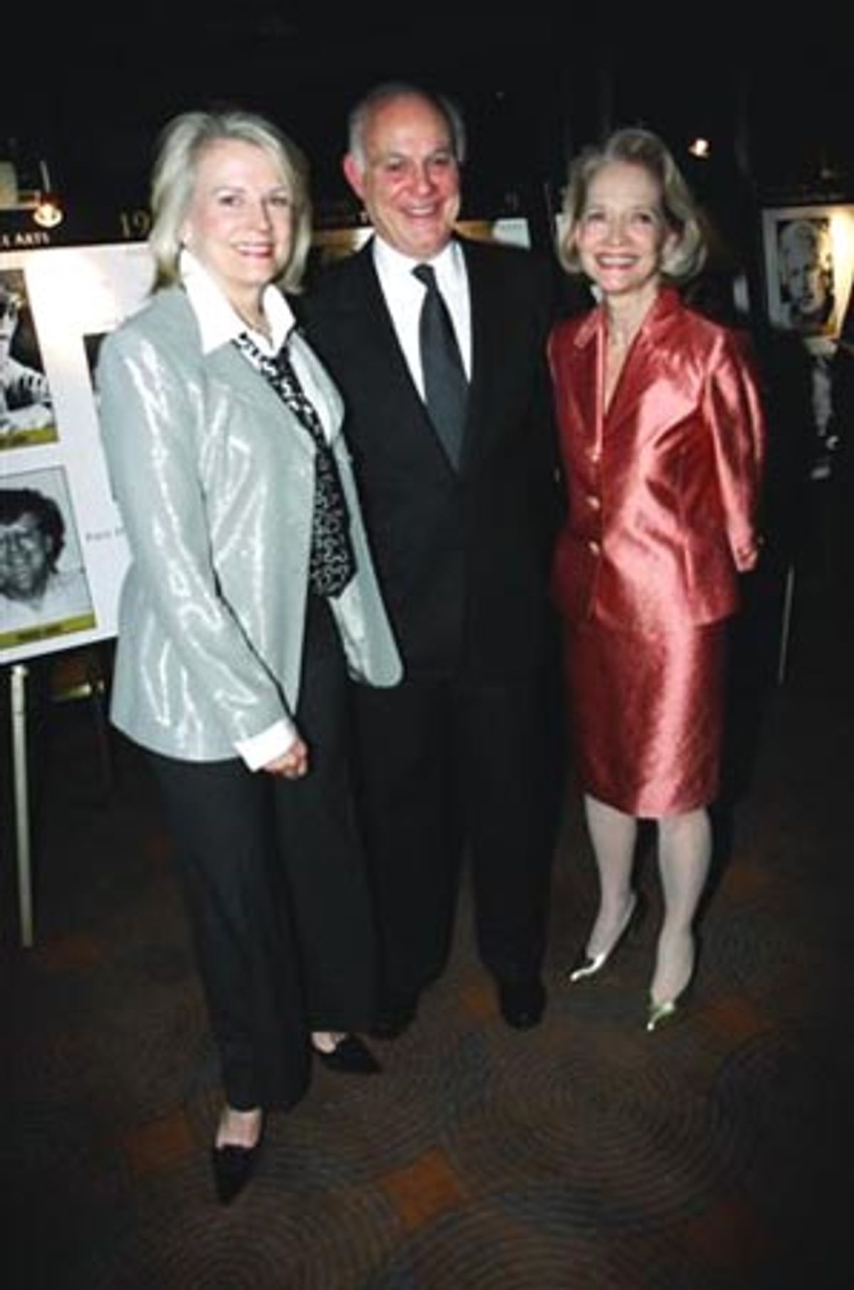 Candice Bergen with husband Marshall Rose and Executive Director Guild Hall Ruth Appelhof  at 