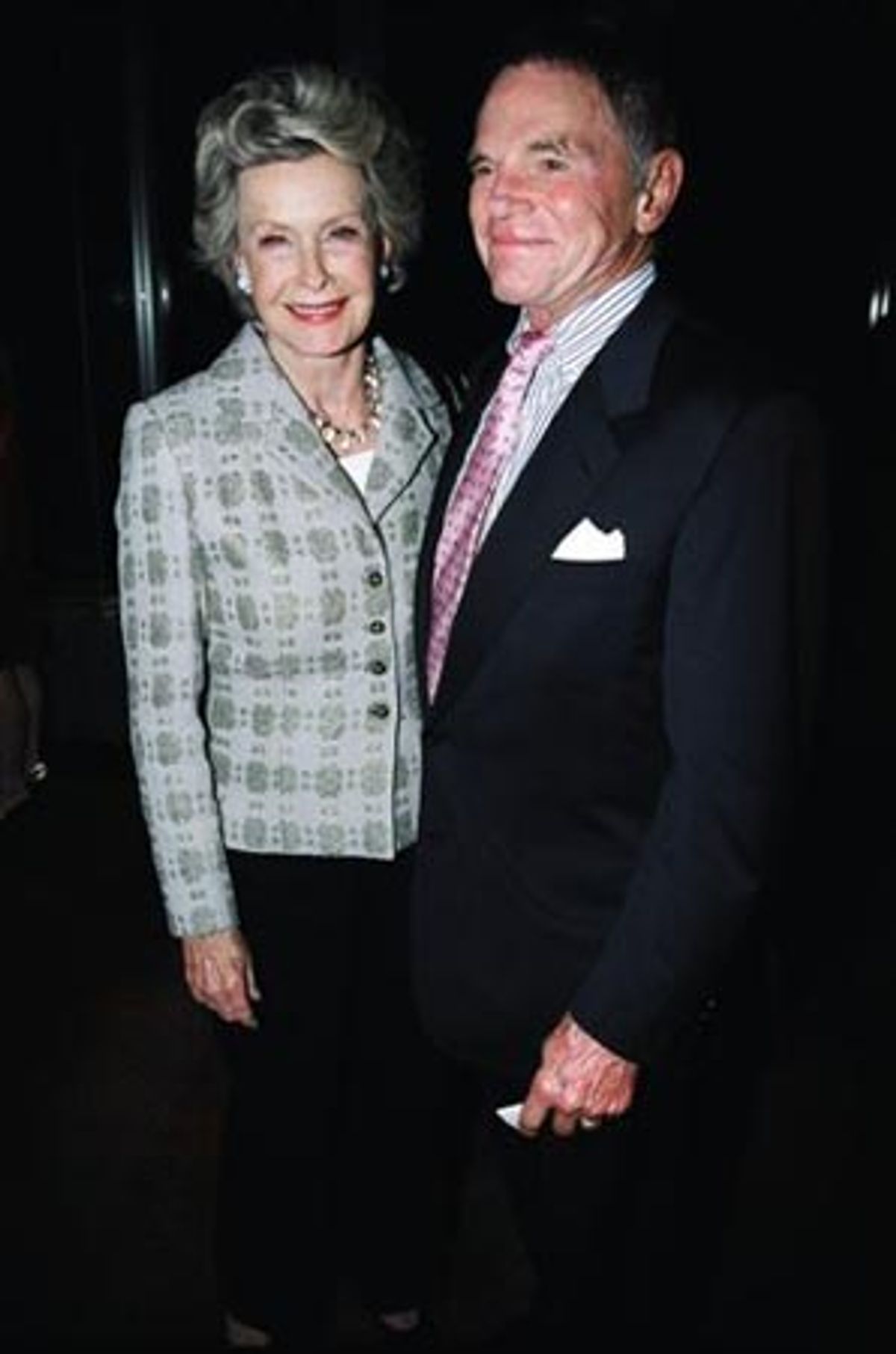 Dina Merrill and Ted Hartley  at 