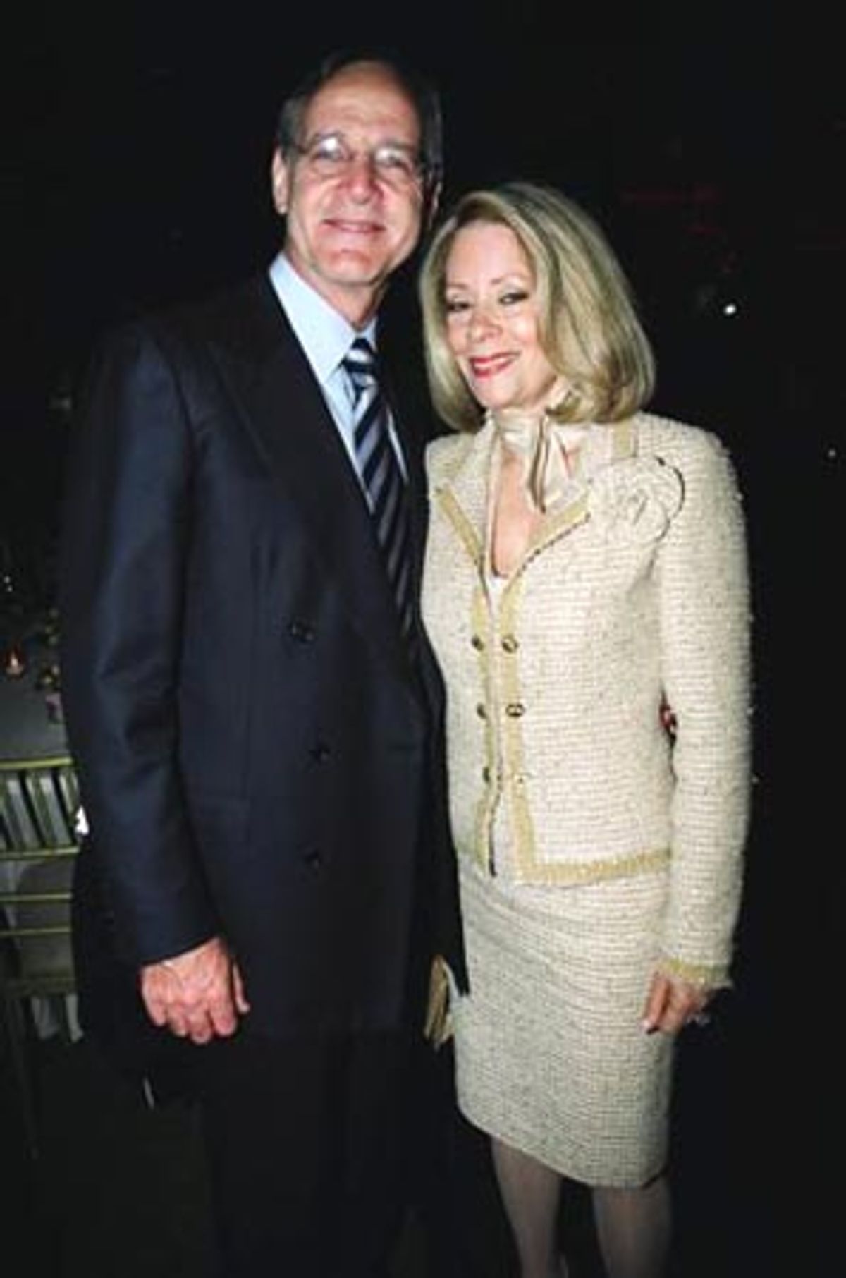 Trustee Louis Sanders with wife Ali at Guild Hall Honors Sheldon Harnick