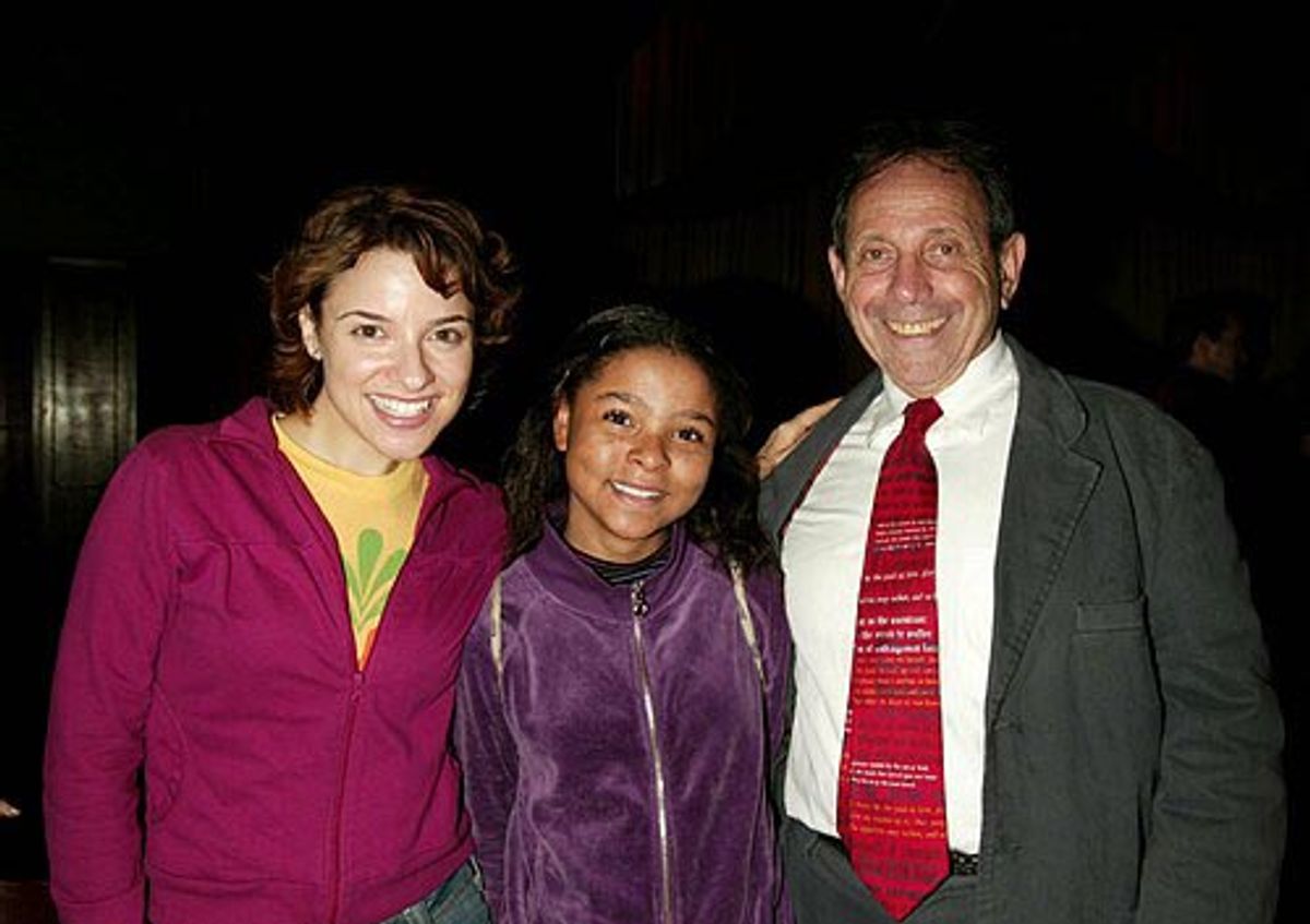 Jenn Gambatese (ALL SHOOK UP) , Brynn Williams (IN MY LIFE) and Alan Eisenberg ( Executive Director) at 