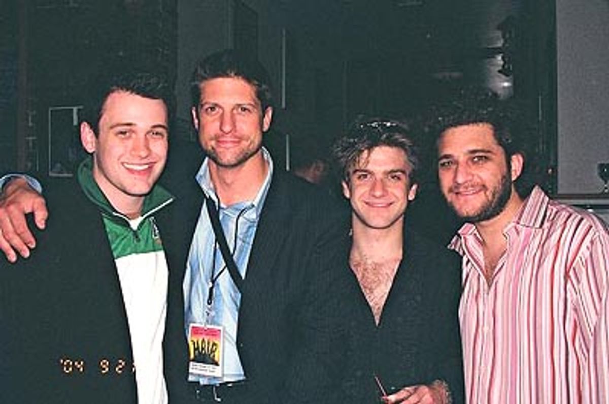 Michael Arden, Christopher Sieber, Harris Doran and Jeff Marx at 