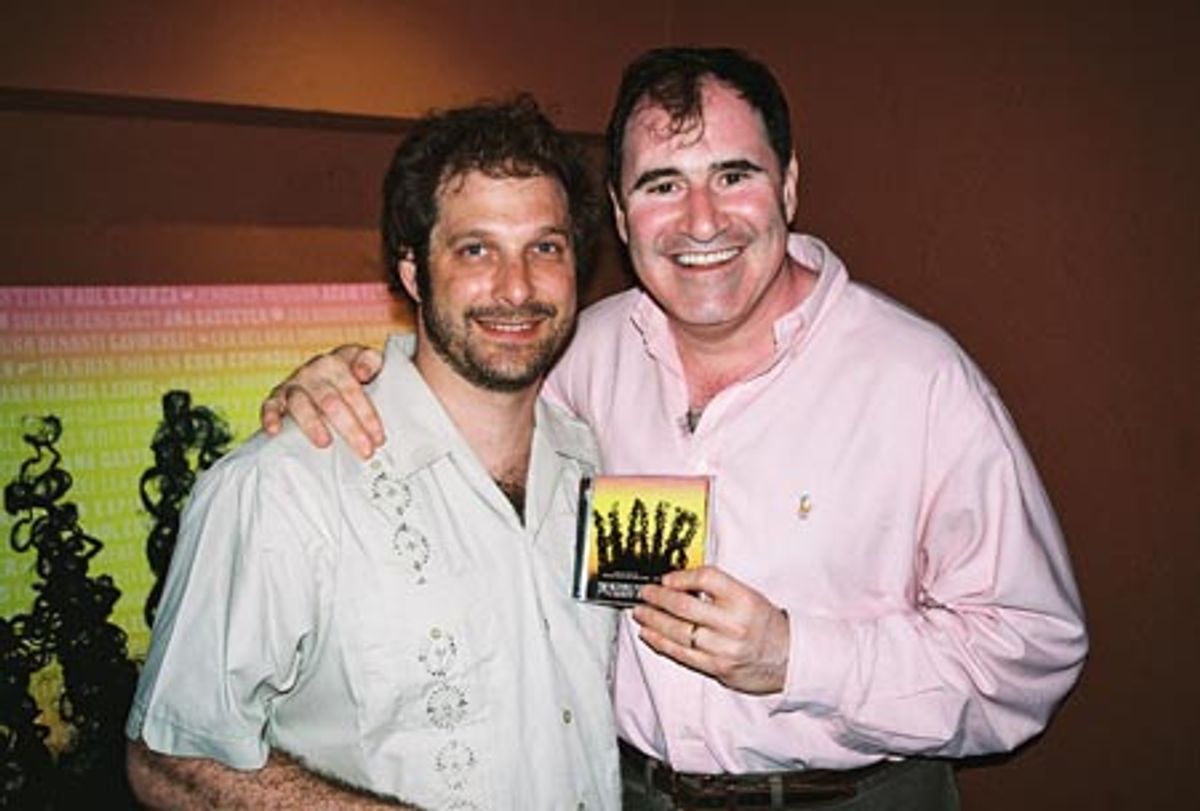 Kurt Deutsch (President of the independent record labels Sh-K-Boom and Ghostlight Records) and Richard Kind ('The Producers')  at 