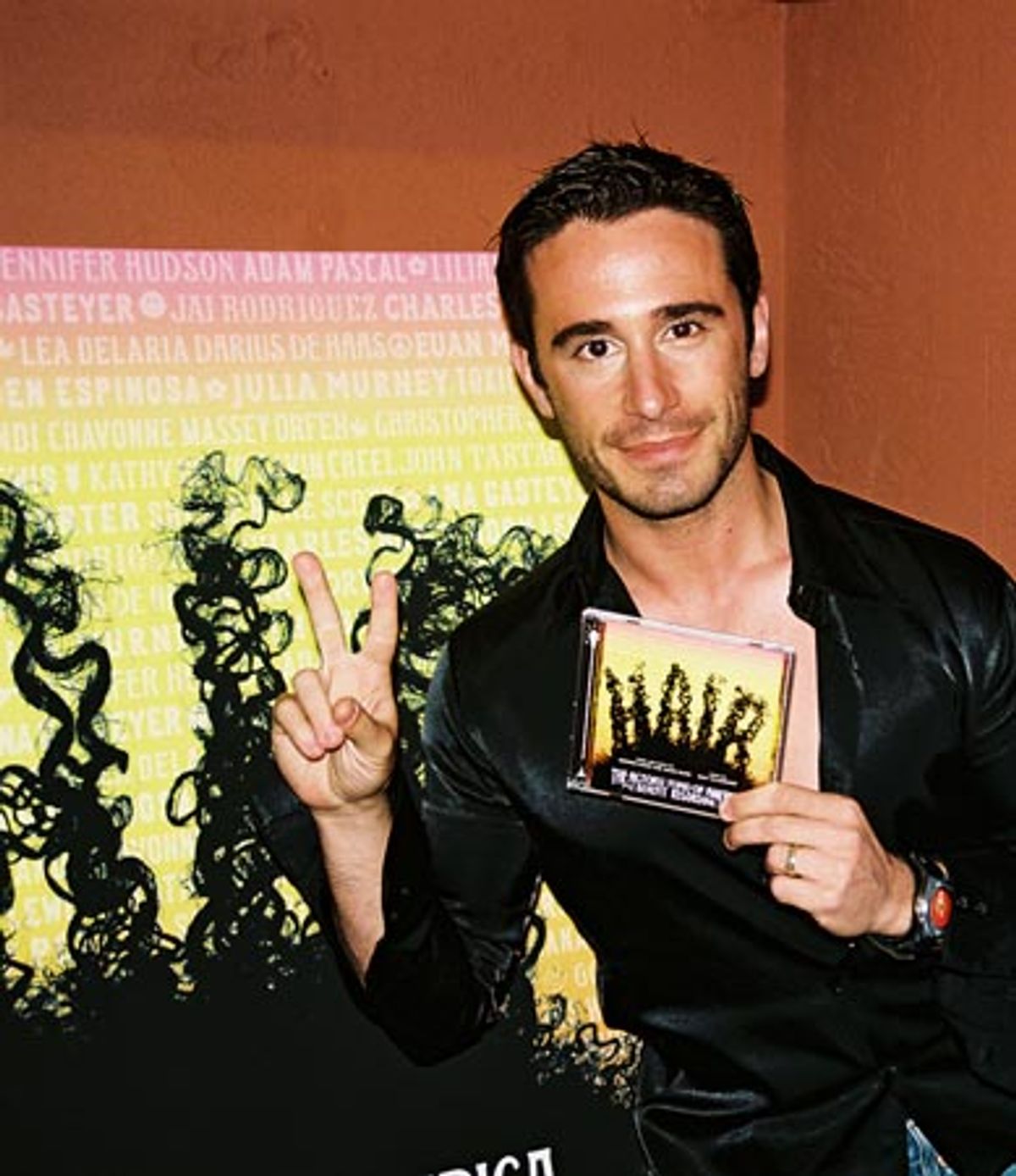 Christopher Gattelli (Co-Director / Choreographer for 'The Actors' Fund's HAIR Benefit Concert')  at 