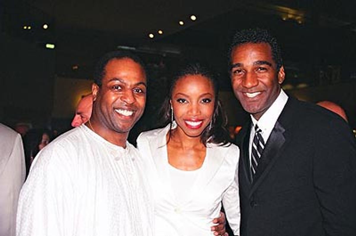 
James Stovall, Heather and Norm Lewis  at 