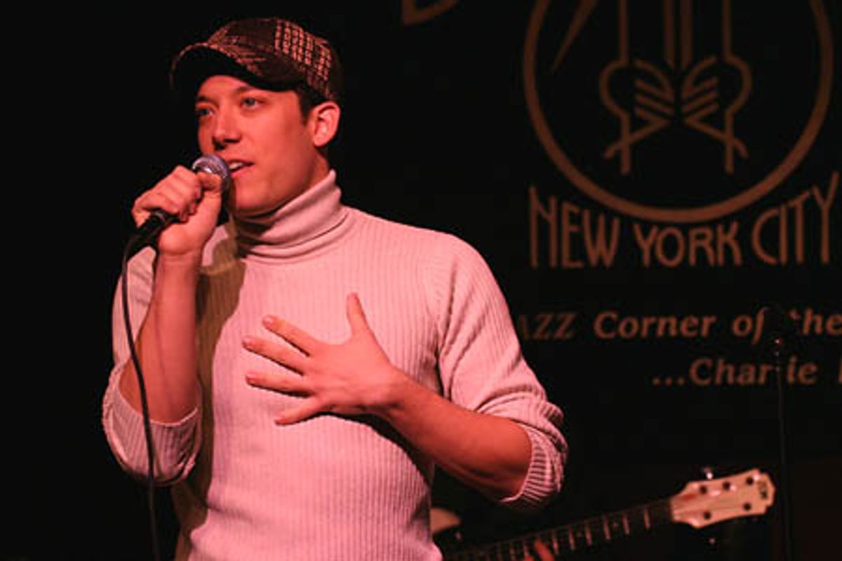 Surprise guest John Tartaglia sang his favorite Christmas tune, before zipping downtown, where he's starring in NEWSICAL.  at 