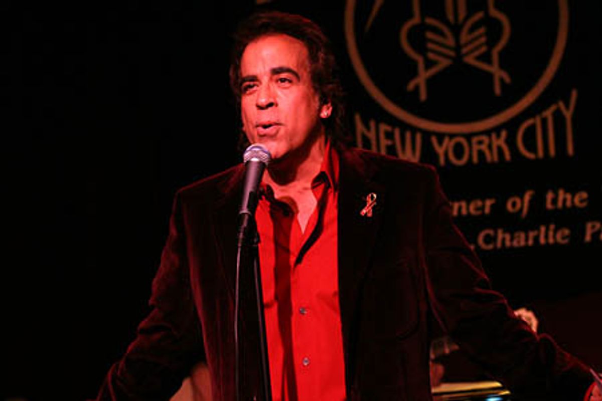 Richard Jay-Alexander hit a nerve with the audience, singing Flaherty & Ahrens' 'All Those Christmas Cliches' at 