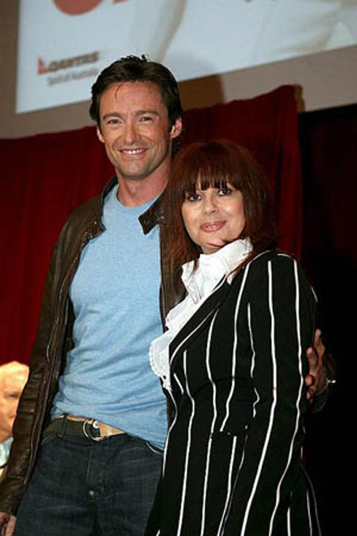 Hugh Jackman and Chrissy Amphlett at 