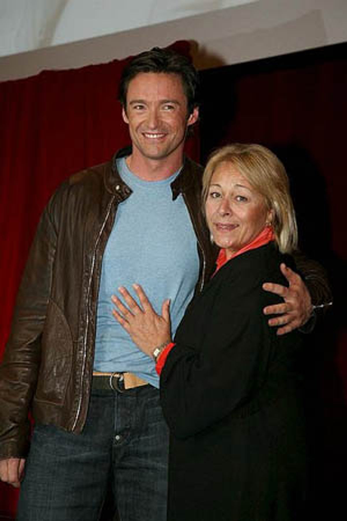 Hugh Jackman and Colleen Hewett at 