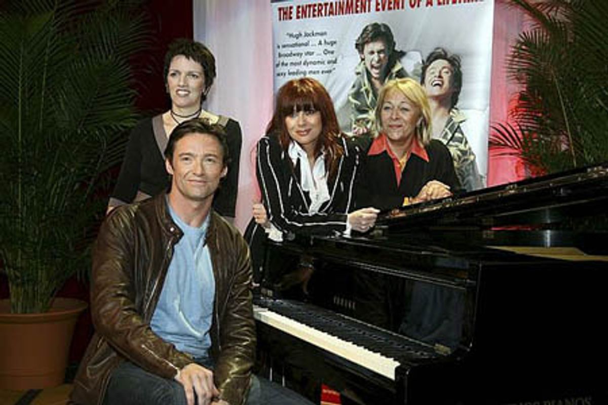 Hugh Jackman, Colleen Hewett, Angela Toohey and Chrissy Amplett at 