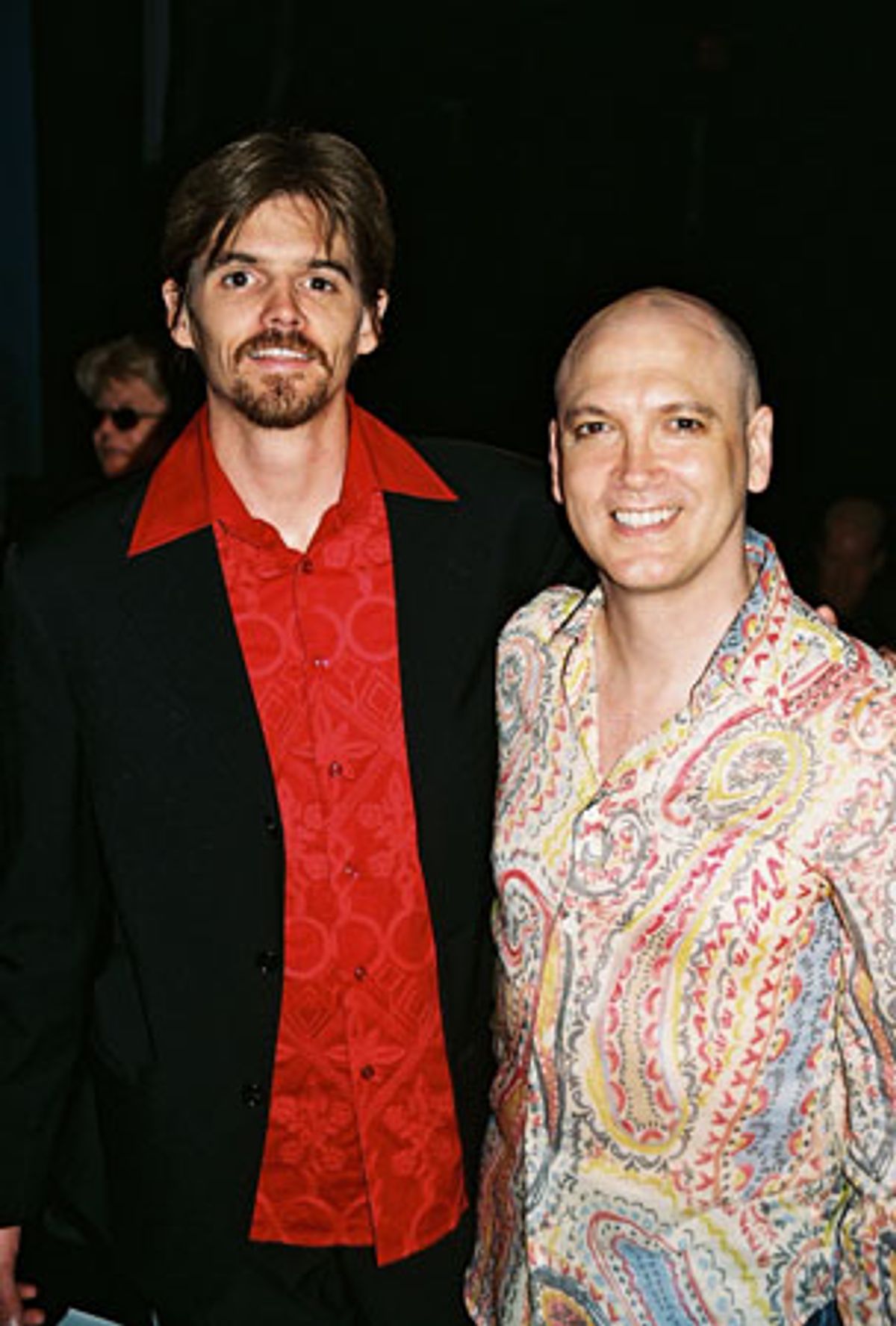 Nick Micozzi and Charles Busch (Host for the Evening) at 