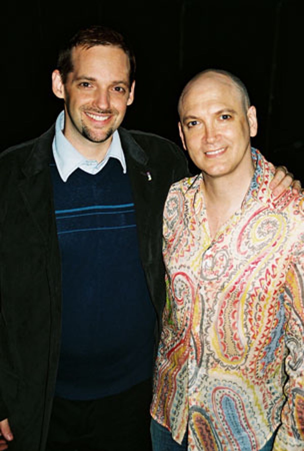 Jason Bowcutt and Charles Busch at 