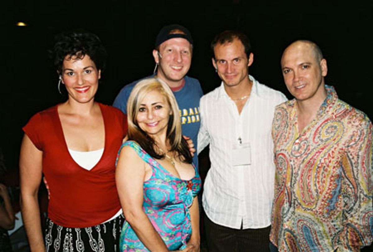 The Cast of 'Title of Show' with Penny Arcade & Charles Busch at 