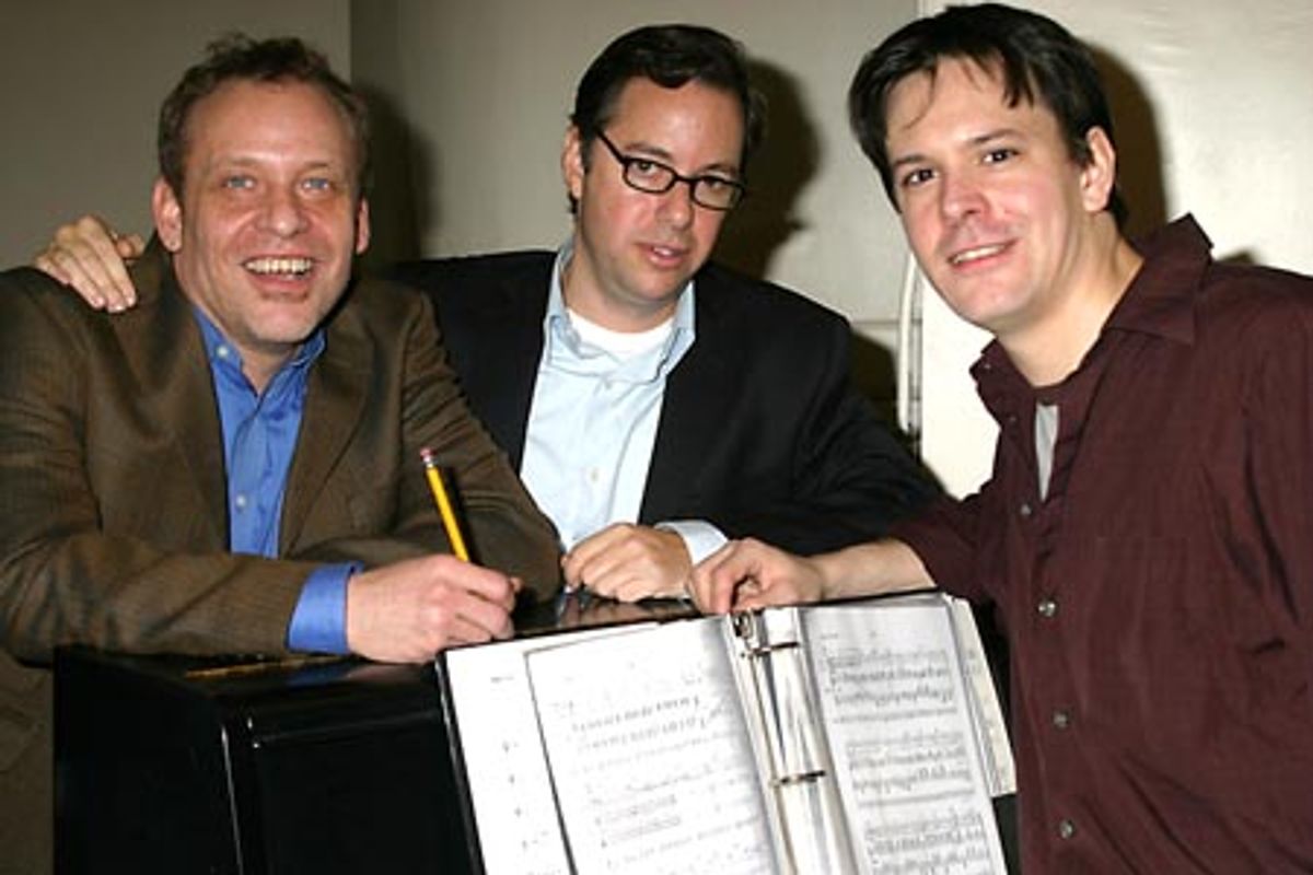 Mark Dendy (Choreographer), Gordon Greenberg (Director), and Eric Svejcar (Music Director) at 